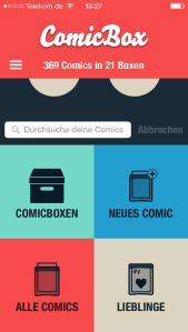 Comicbox Meine Sammlung